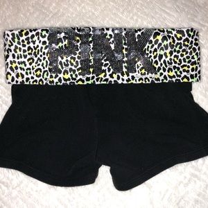 Pink Victoria’s Secret Yoga Shorts